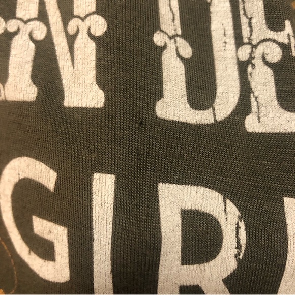 John Deere Tank Top Size Large Green Spring Light Airy Boot Tractor Girl - Picture 6 of 7